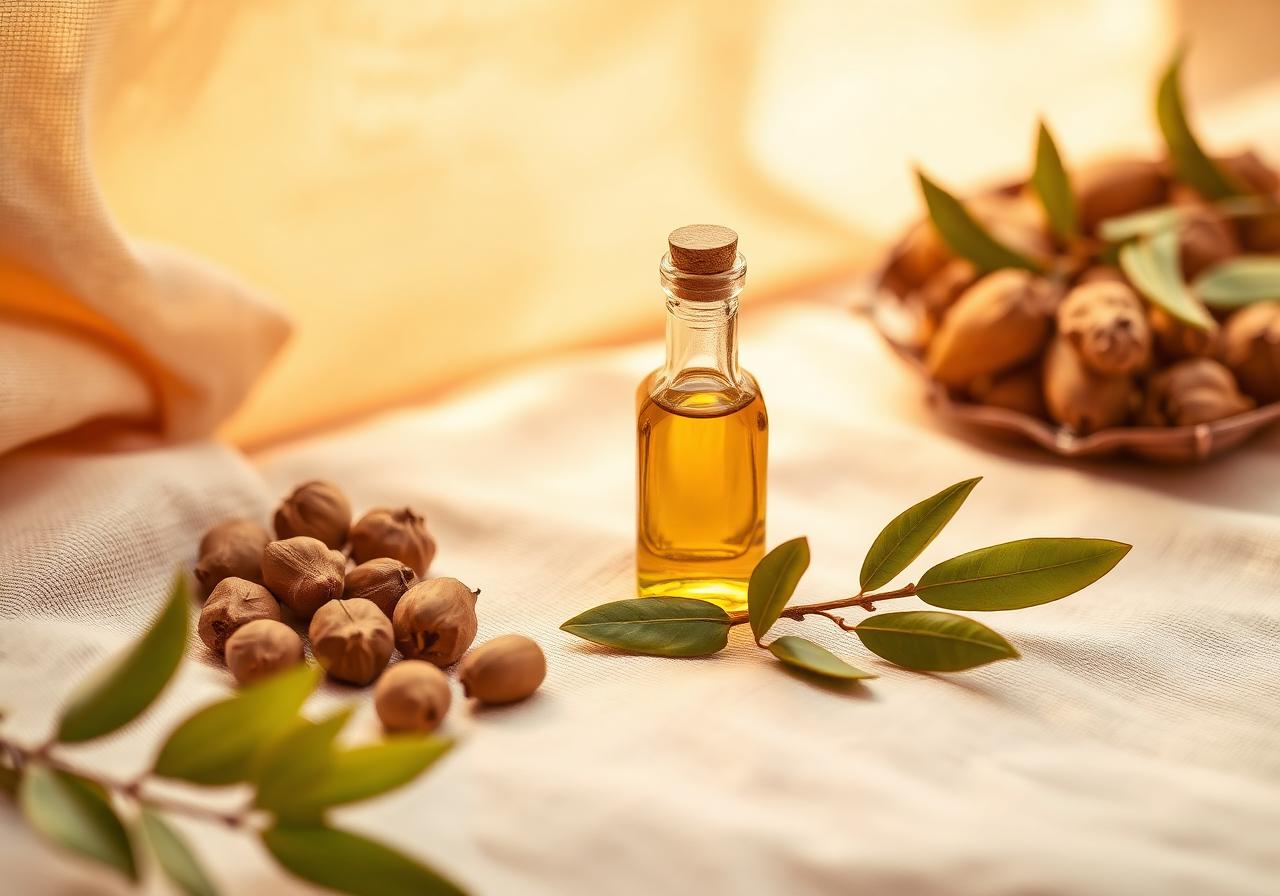 Huile d'argan et ingrédients marocains